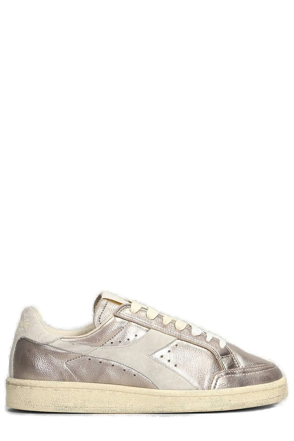 Diadora Metallic Effect Lace-Up Sneakers