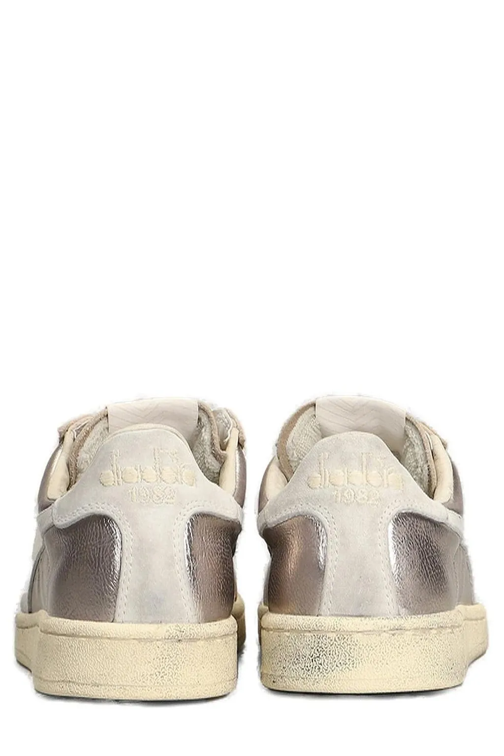 Diadora Metallic Effect Lace-Up Sneakers