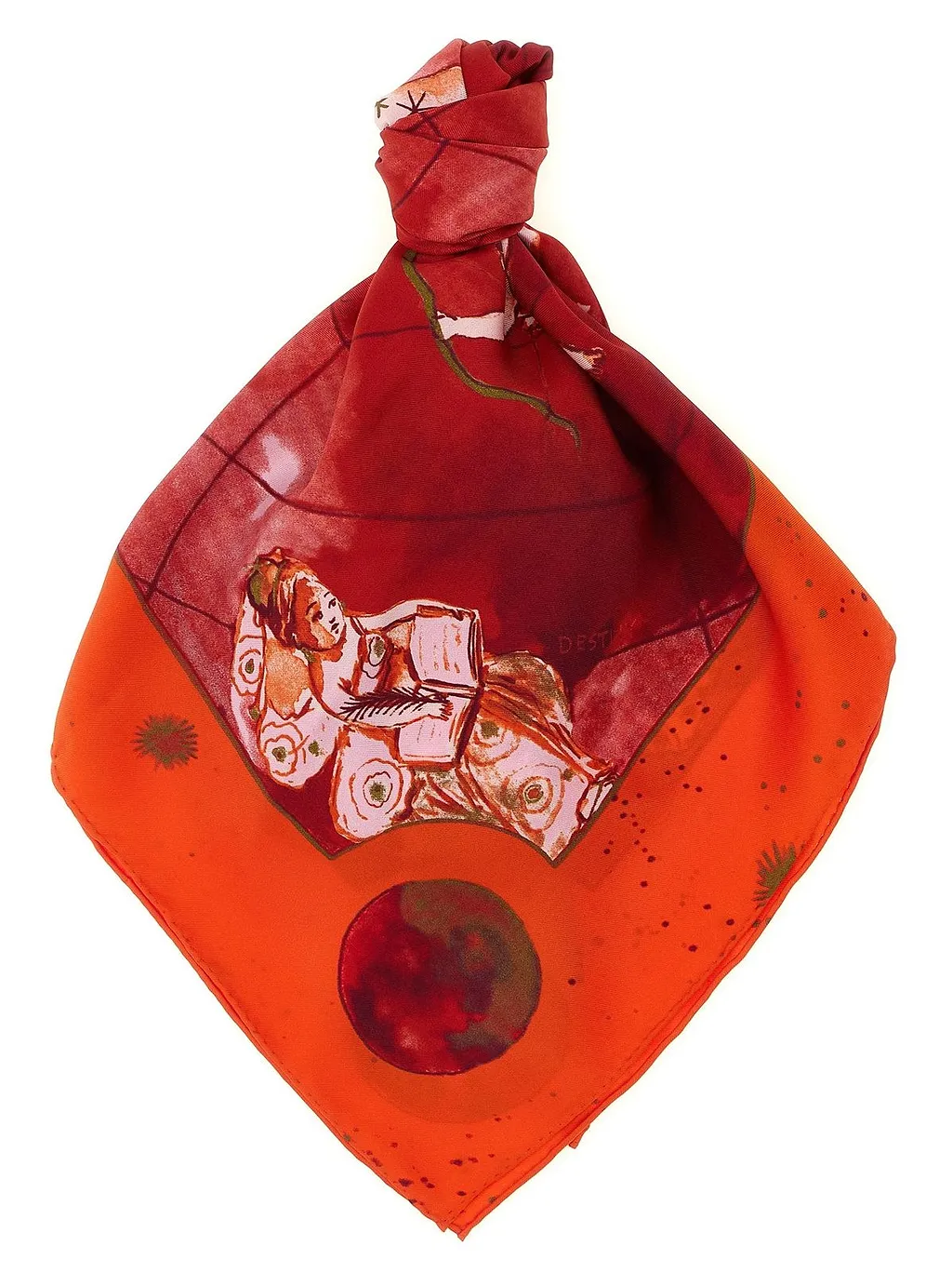 Diane Von Furstenberg Zodiac Print Square Scarf