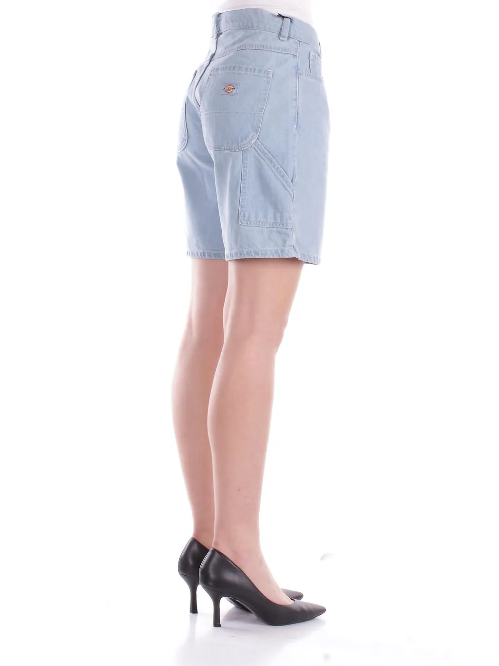 Dickies Logo Patch Denim Shorts