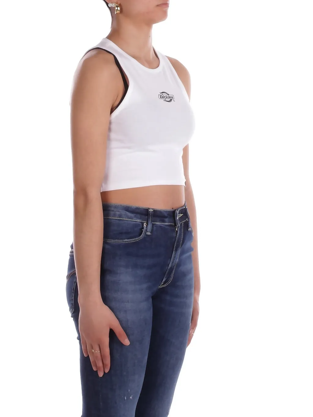 Dickies Logo Patch Cropped Top