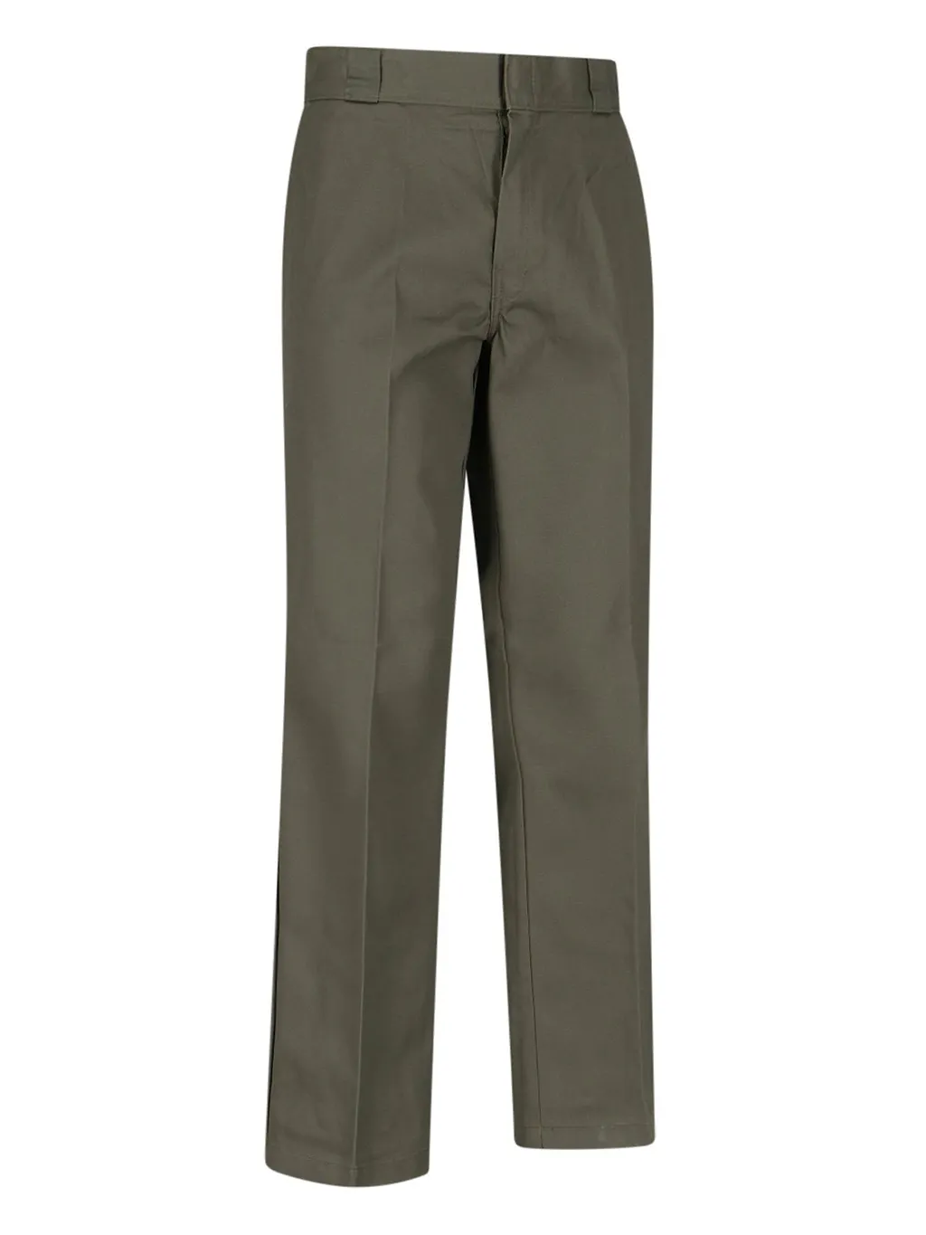 Logo Patch Straight Leg Pants