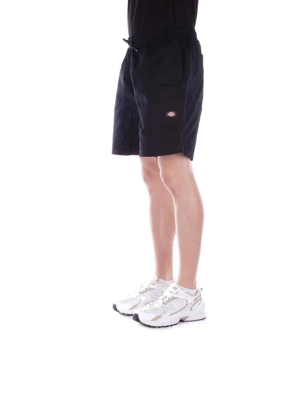 Dickies Logo Patch Drawstring Swim Shorts