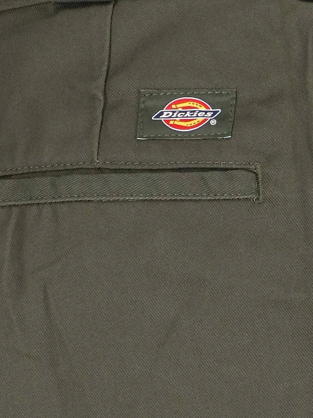 Logo Patch Straight Leg Pants