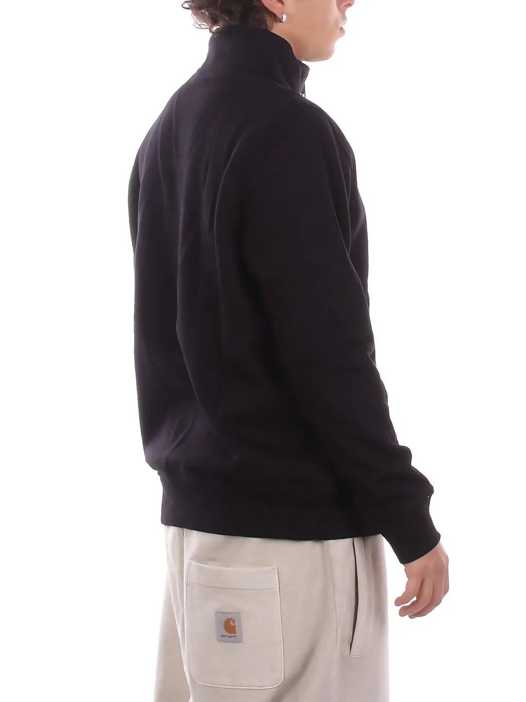 Dickies Oakport Logo Patch Quarter Zipped Sweatshirt