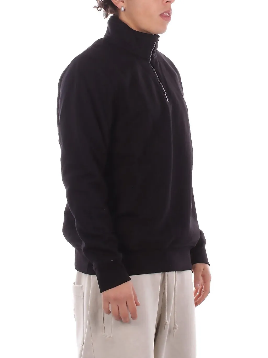Dickies Oakport Logo Patch Quarter Zipped Sweatshirt