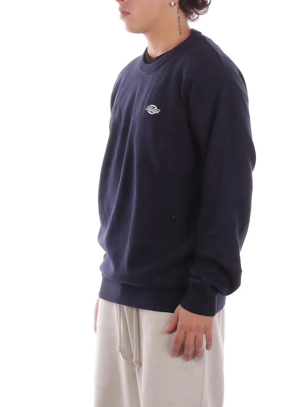 Dickies Summerdale Logo Embroidered Crewneck Knitted Jumper