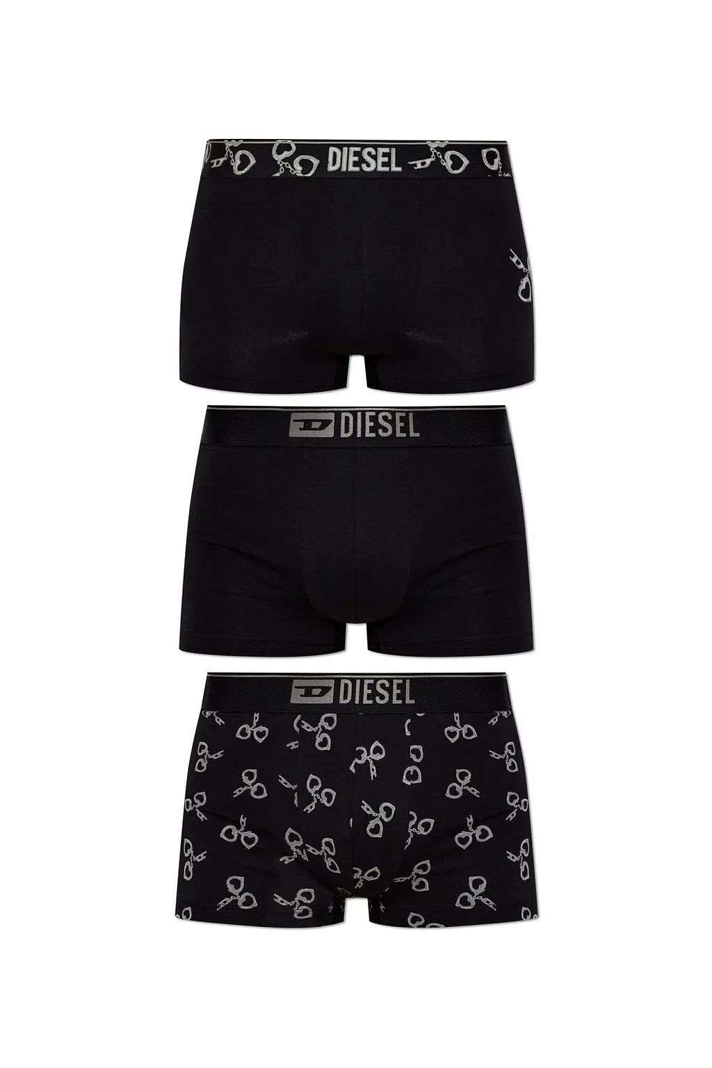 Diesel Damien Three-Pack Boxer Briefs