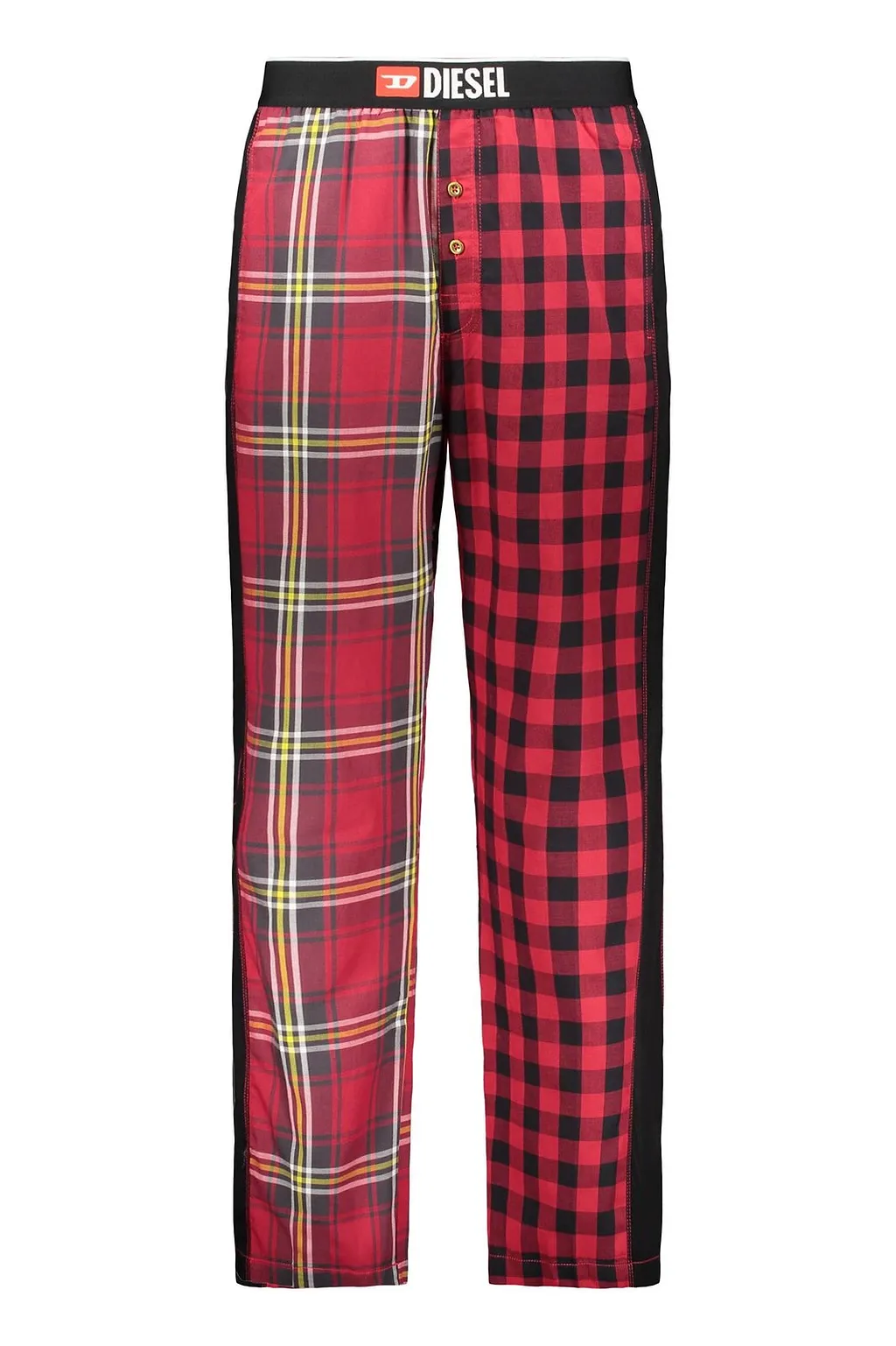 Diesel Derik-Si Checked Straight Leg Slim Pants