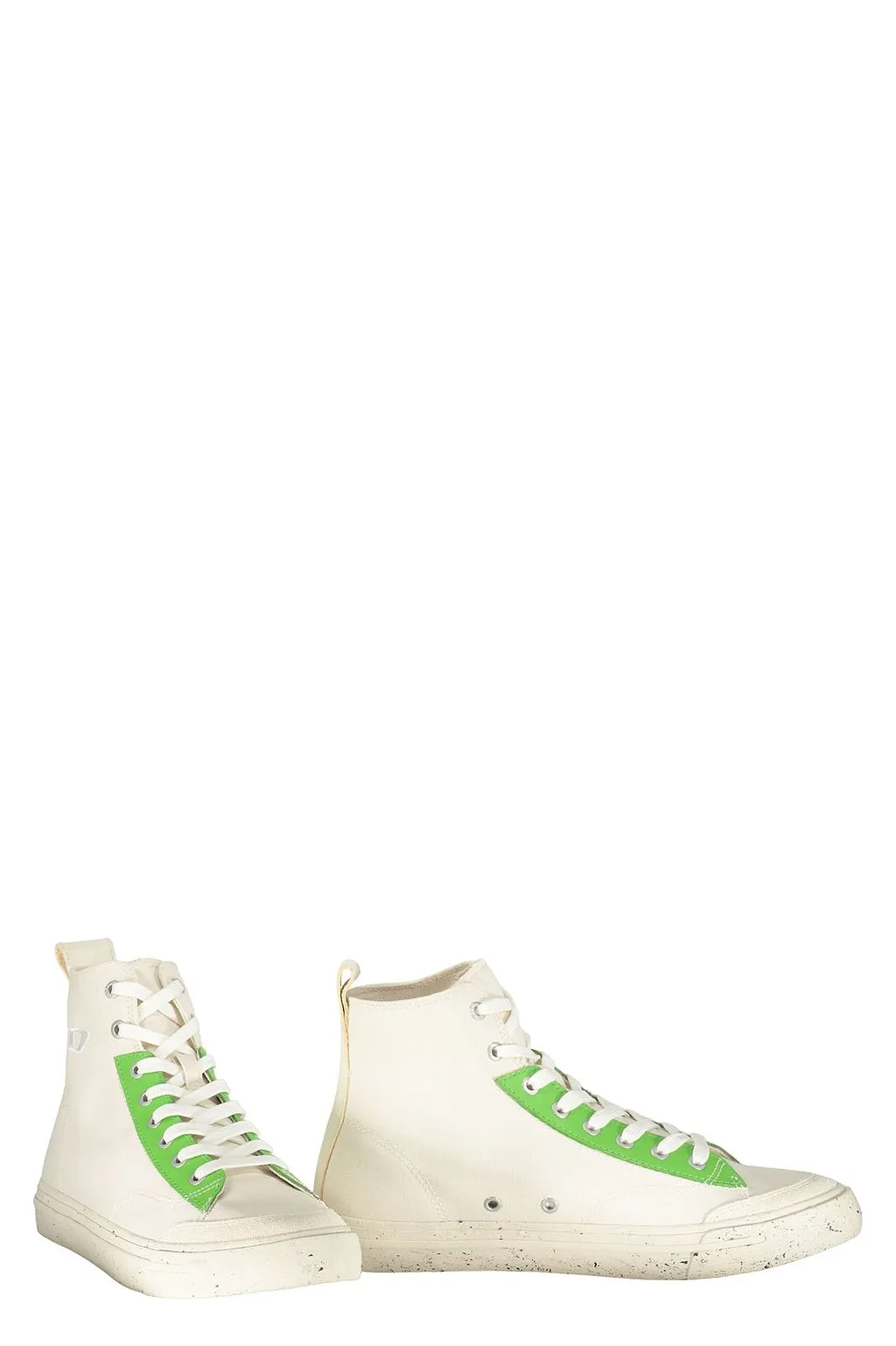 Diesel Color-Block Pull Tab High-Top Sneakers