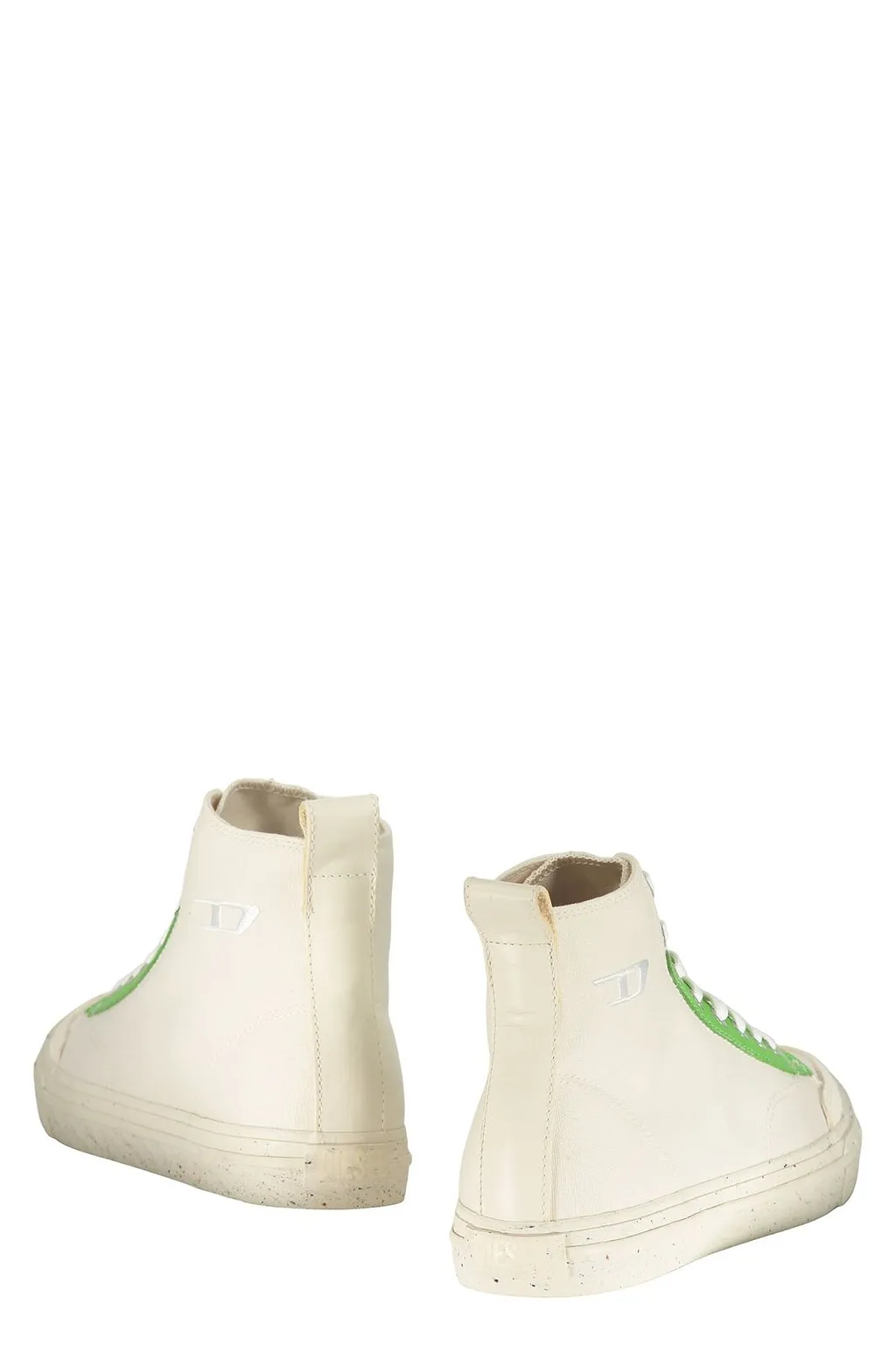 Diesel Color-Block Pull Tab High-Top Sneakers