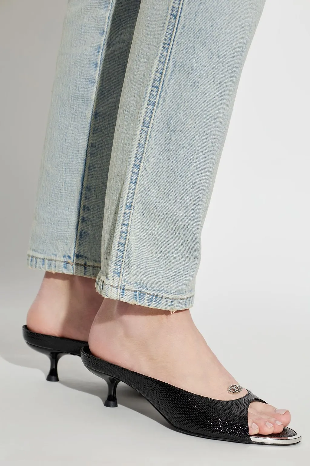 Diesel D Diams Sa 40 Heeled Mules