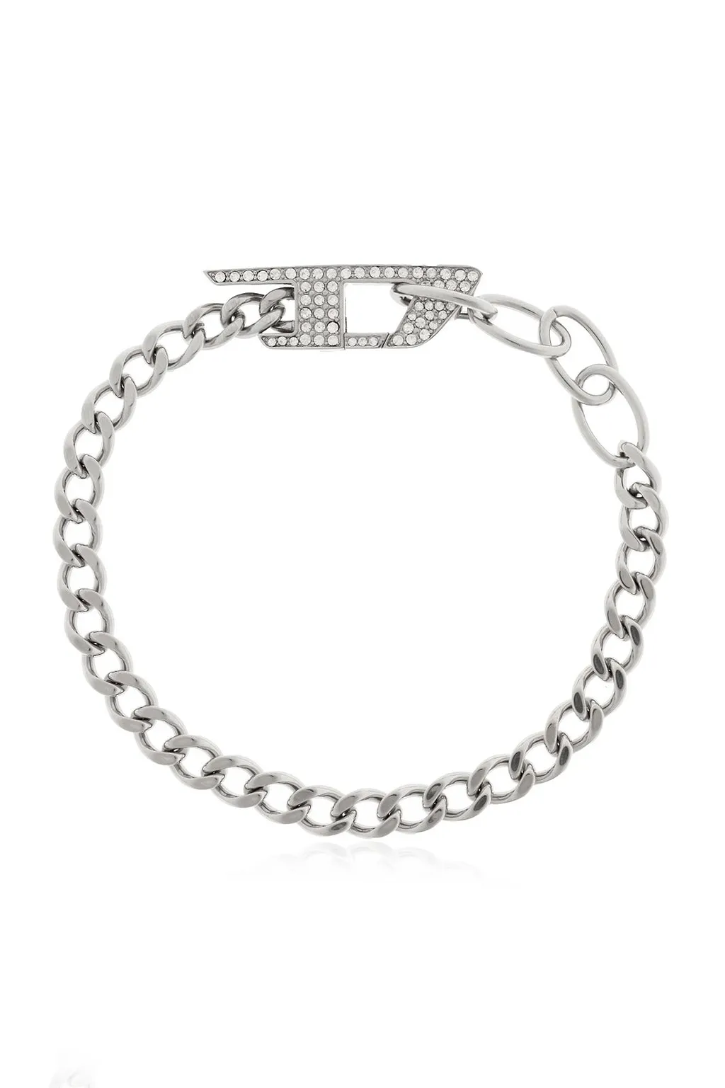 Diesel D-Logo Crystal-Embellished Bracelet