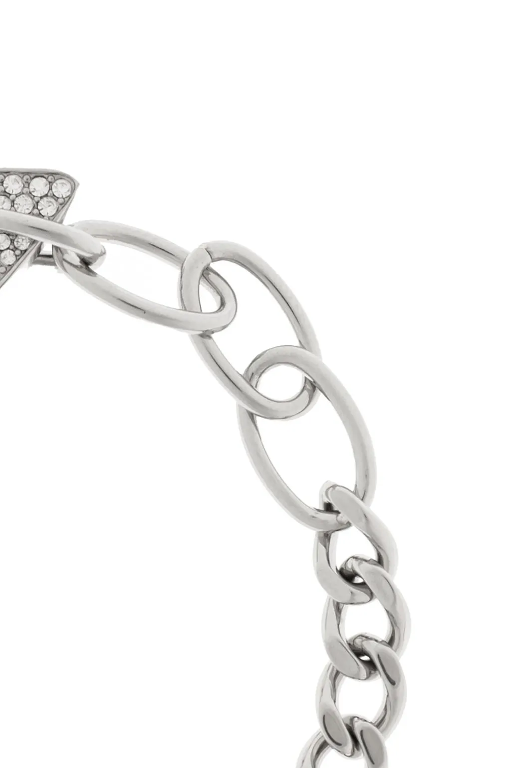 Diesel D-Logo Crystal-Embellished Bracelet