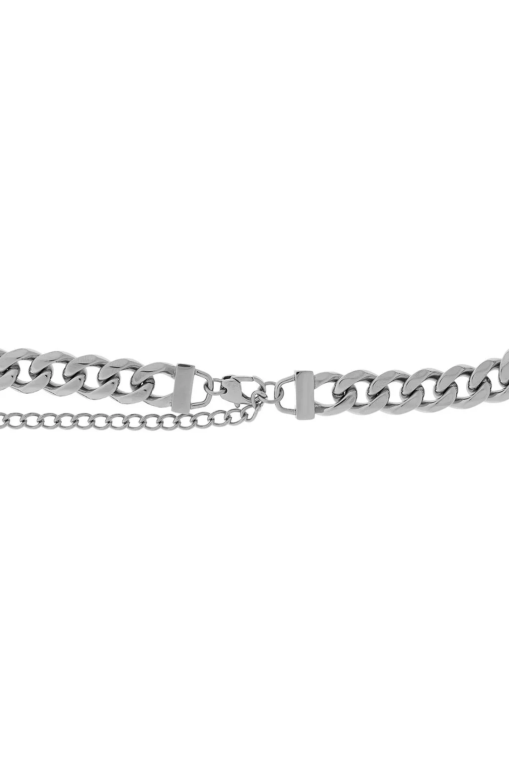 Diesel D-Logo Chain-Link Necklace