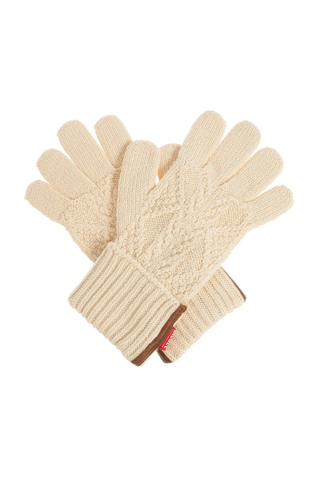 K Inotto Cable-Knit Gloves