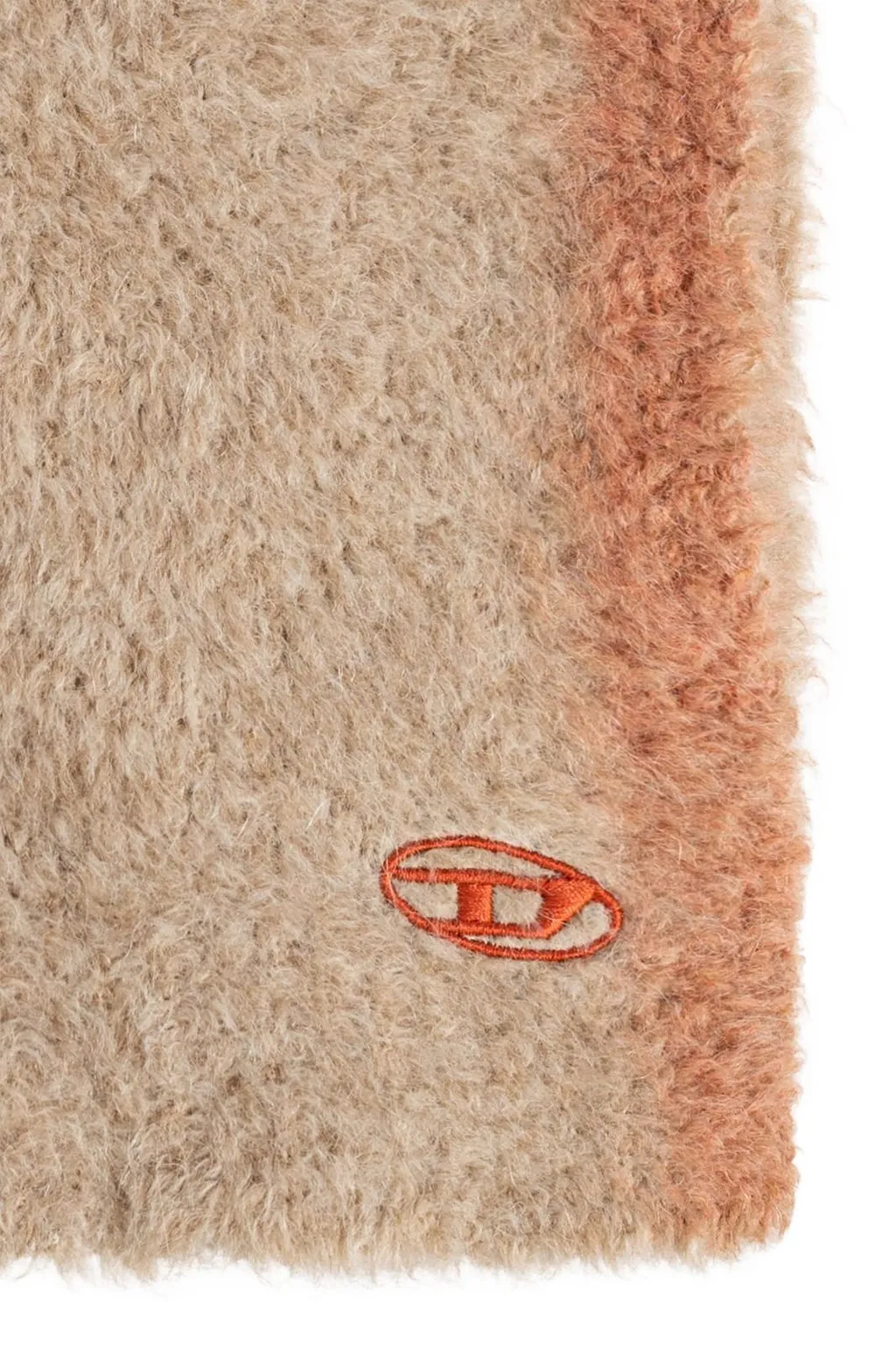 Diesel K-Rino Fuzzy Logo Scarf