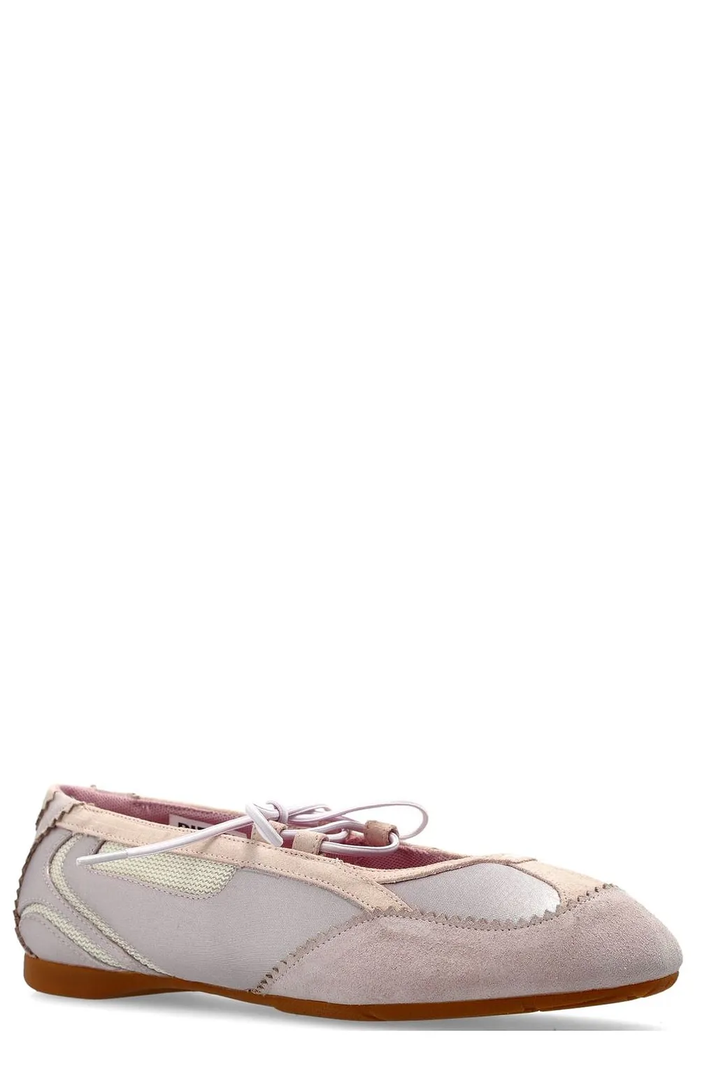 Diesel D Mile Lace-Up Ballet Flats