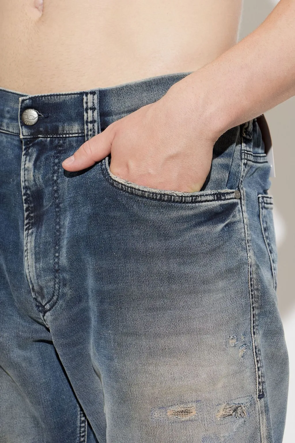 Diesel D-Reel Relaxed Jeans