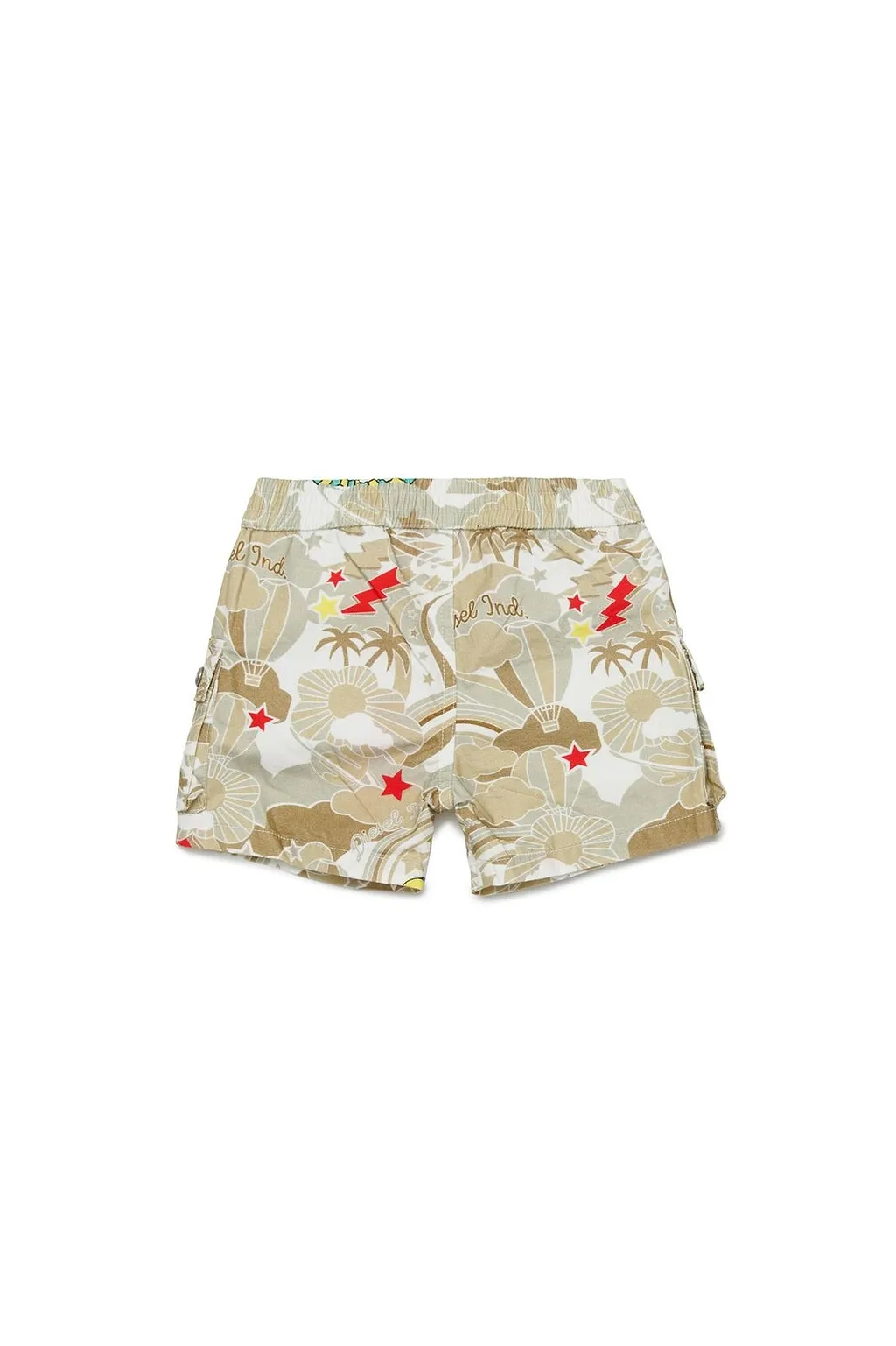 Diesel Kids Allover Graphic Printed Shorts