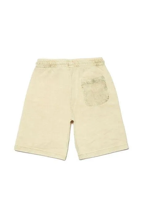 Diesel Kids Bleach-Effect Drawstring Track Shorts