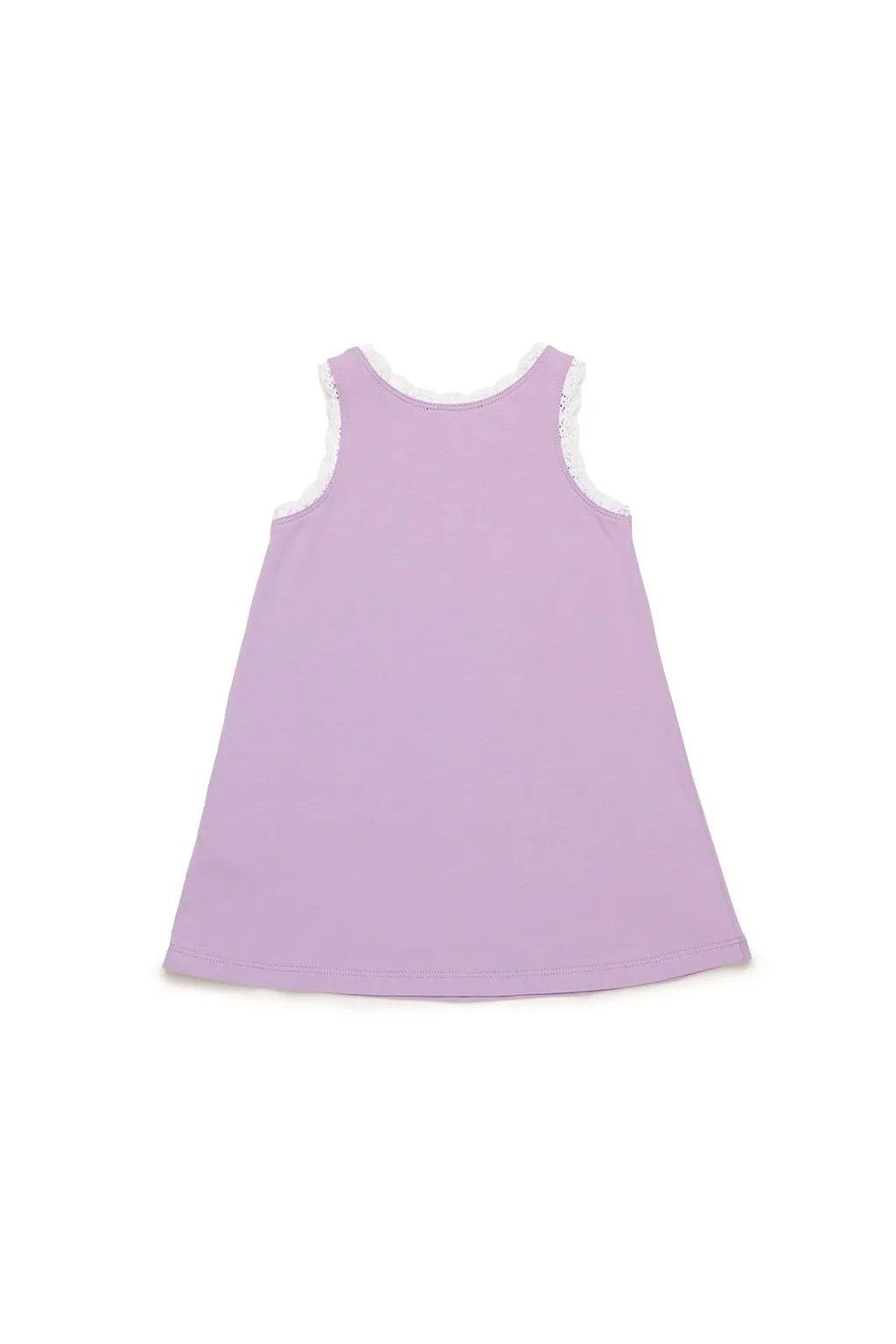 Diesel Kids Lace Trim Sleeveless Dress