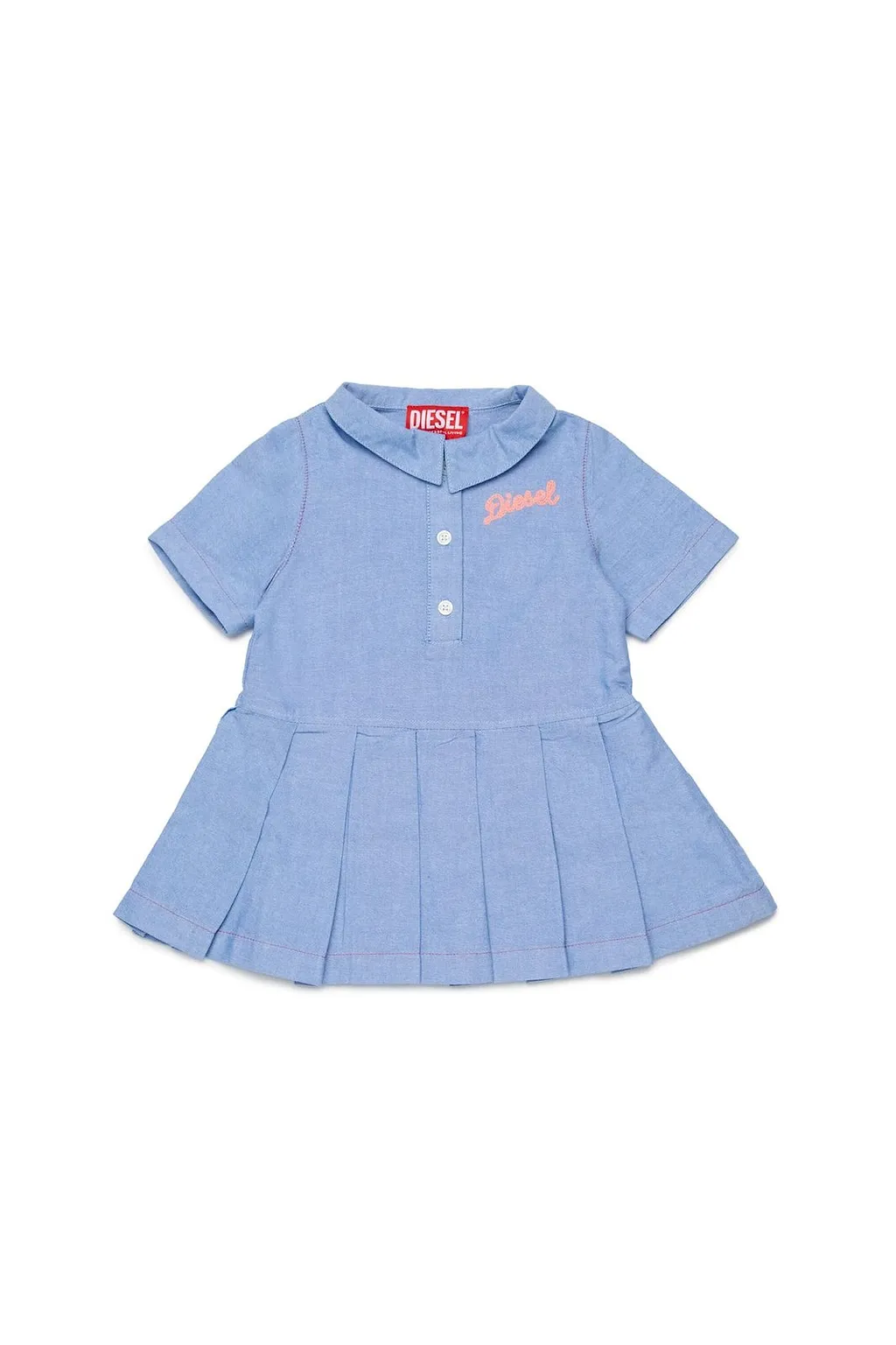 Diesel Kids Logo Patch Short-Sleeved Dress