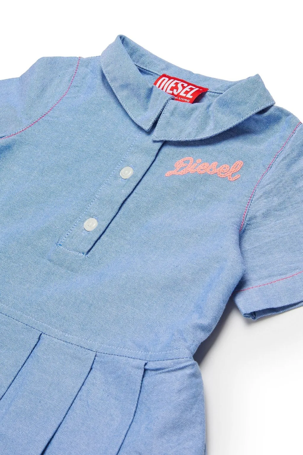 Diesel Kids Logo Patch Short-Sleeved Dress