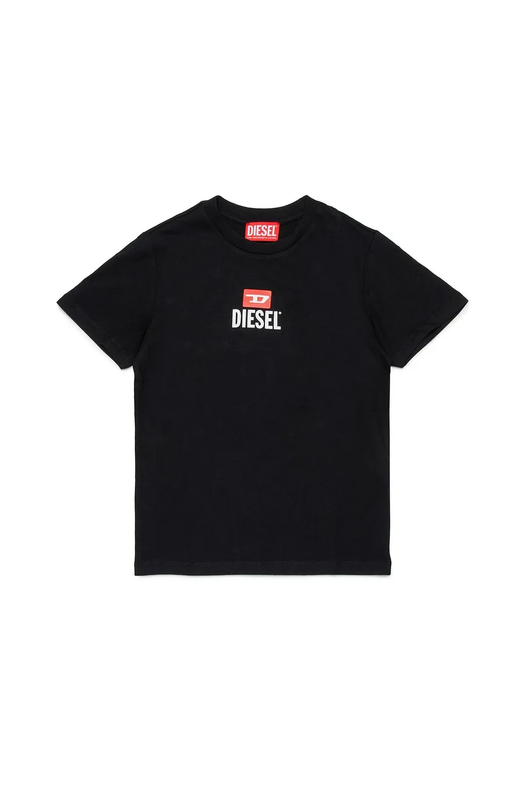 Diesel Kids D Logo Printed Crewneck T-Shirt