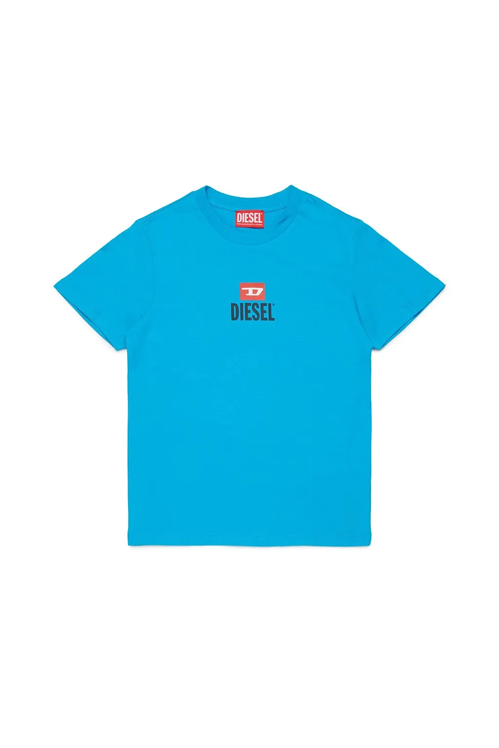 Diesel Kids D Logo Printed Crewneck T-Shirt