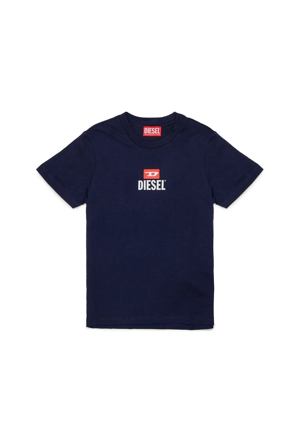 Diesel Kids D Logo Printed Crewneck T-Shirt