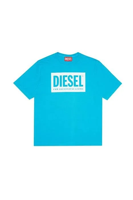 Diesel Kids Logo-Printed Crewneck T-Shirt