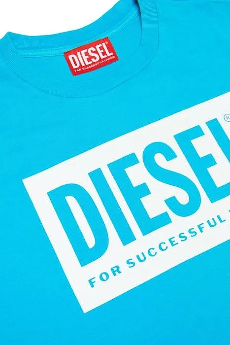 Diesel Kids Logo-Printed Crewneck T-Shirt