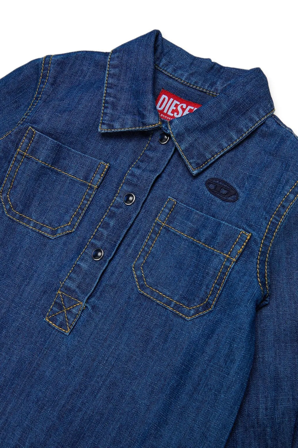 Diesel Kids Delbib Denim Shirt Dress