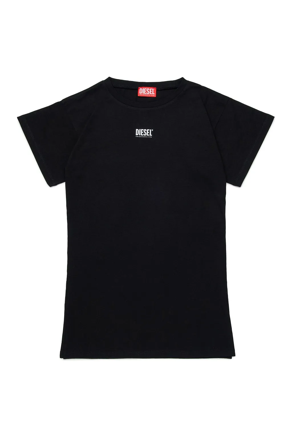 Diesel Kids Logo Printed Crewneck T-Shirt