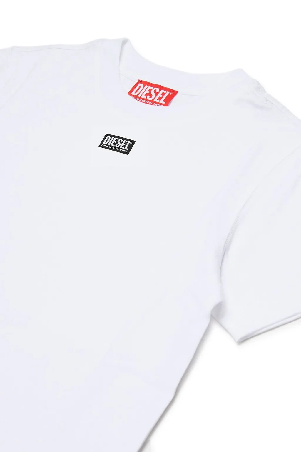 Diesel Kids Logo Printed Crewneck T-Shirt