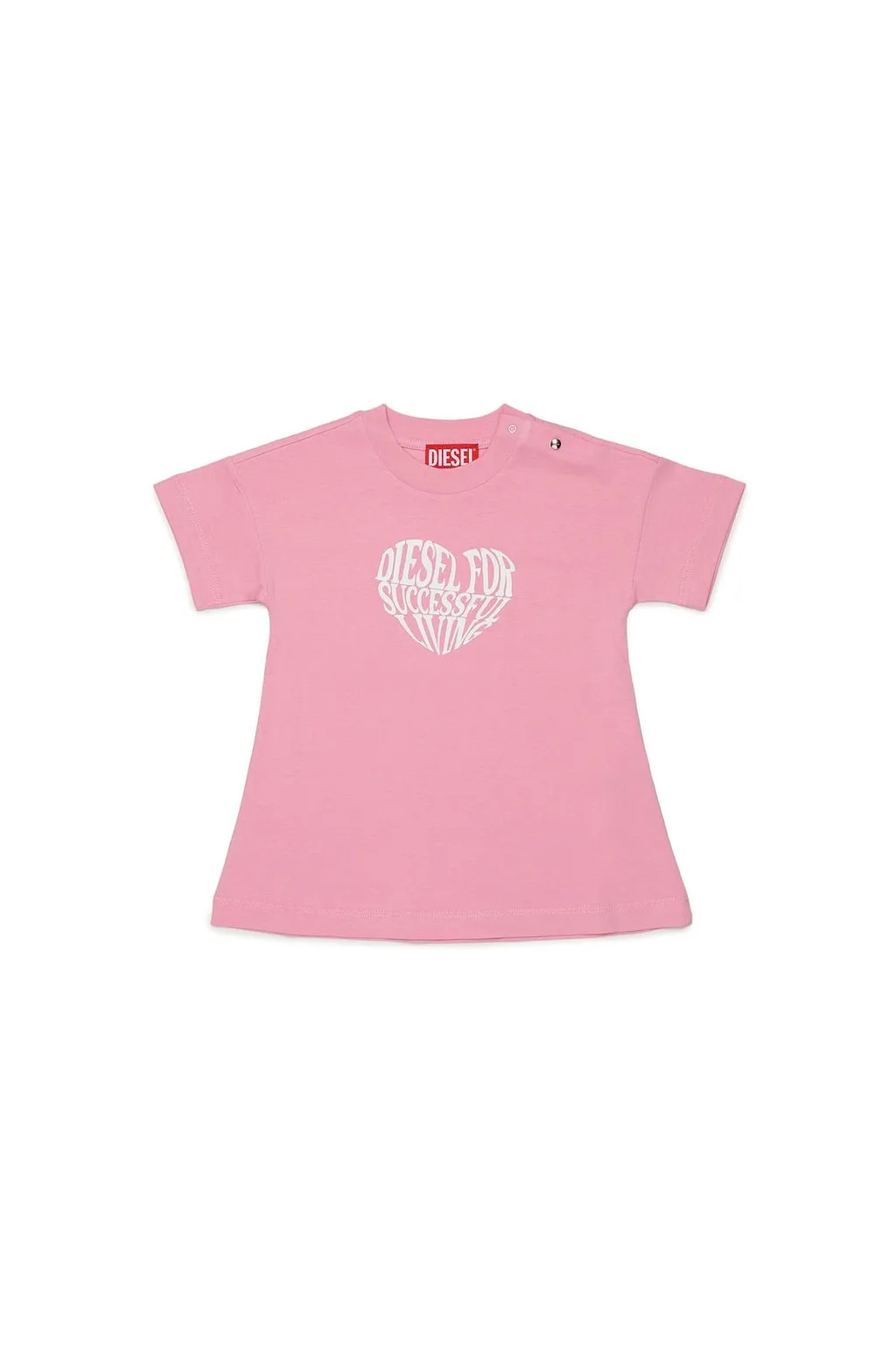 Diesel Kids Logo Printed Short-Sleeved Dress