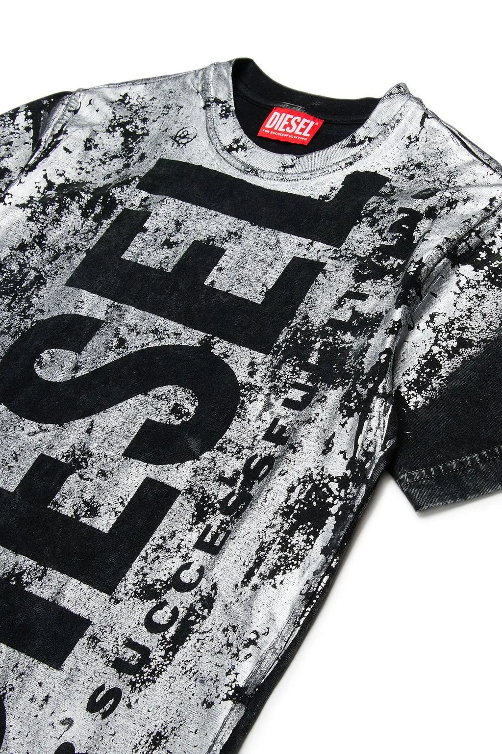 Diesel Kids Logo Printed Short-Sleeved T-Shirt