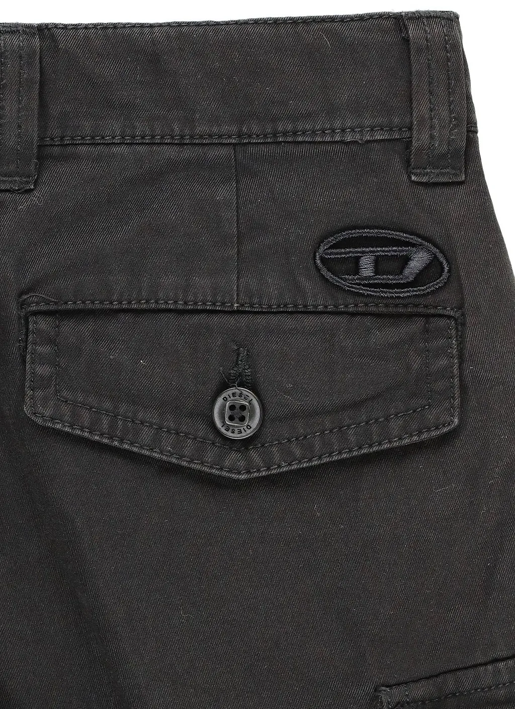 Diesel Kids Mid-Rise Straight-Leg Cargo Trousers
