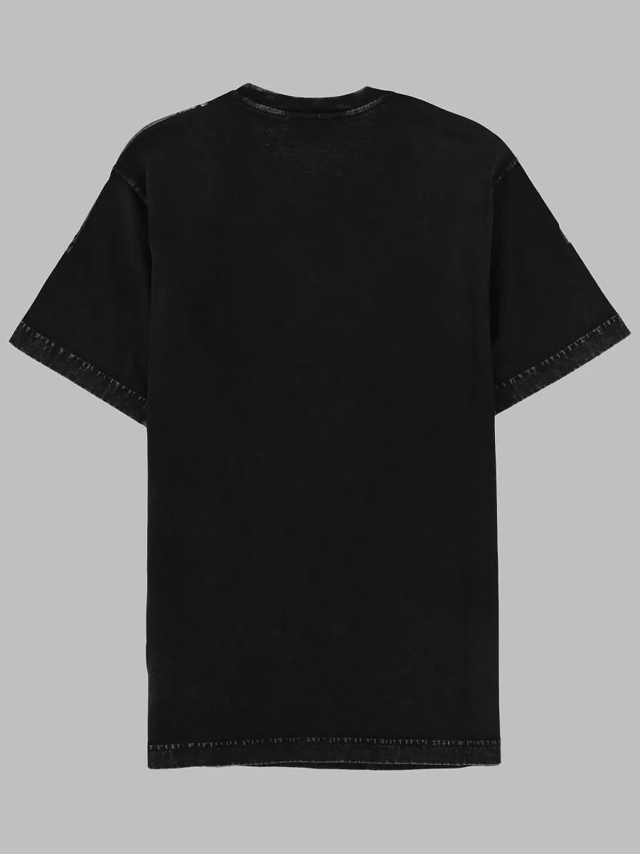 Diesel Kids Over Logo Print T-Shirt