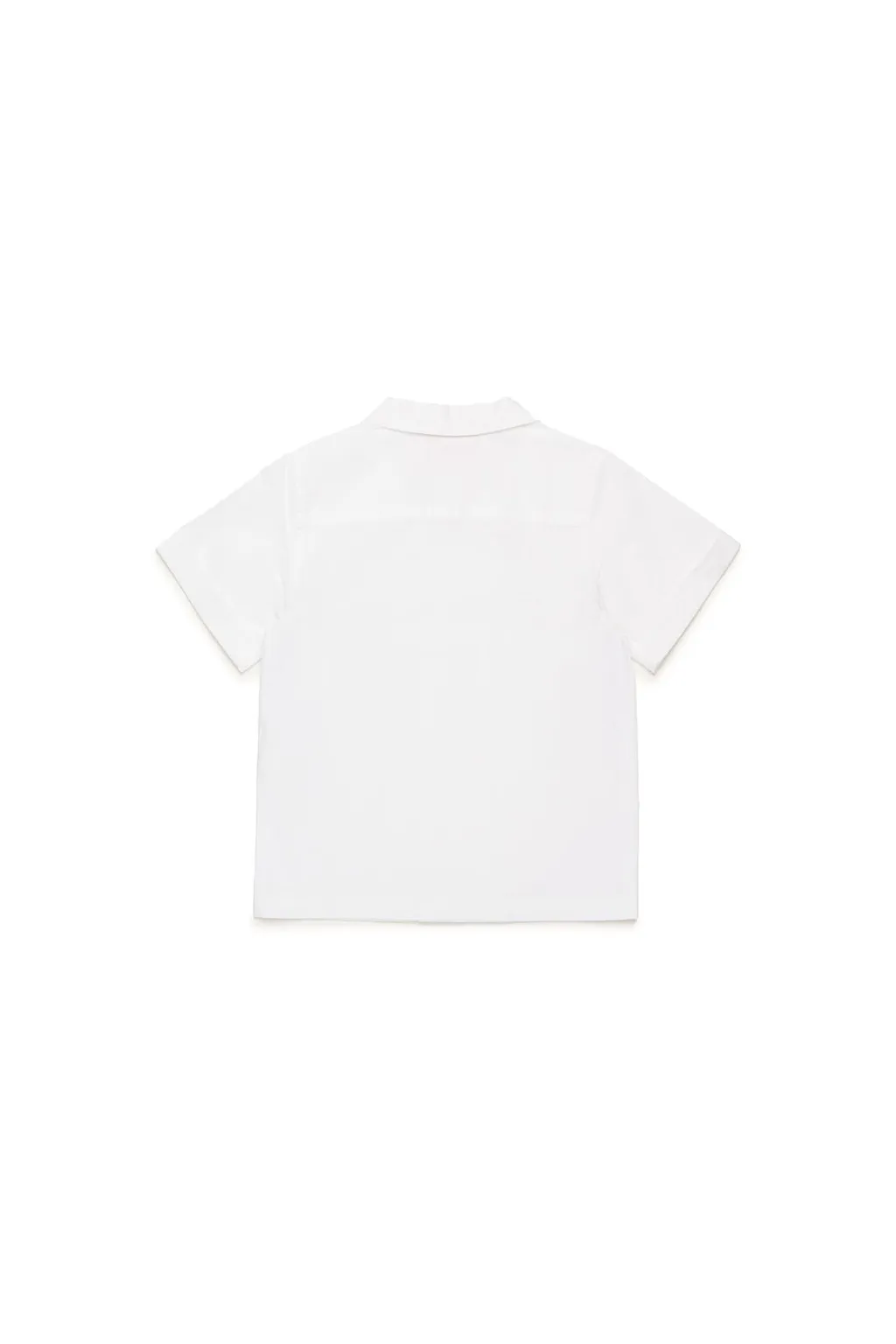 Diesel Kids Oval-D Logo Embroidered Bowling Shirt