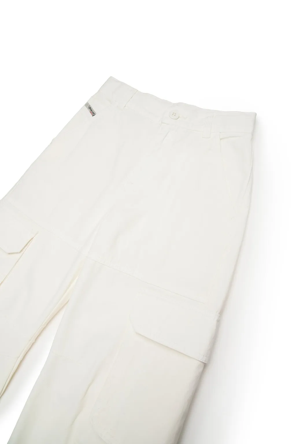 Diesel Kids Oval-D Logo Embroidered Cargo Pants
