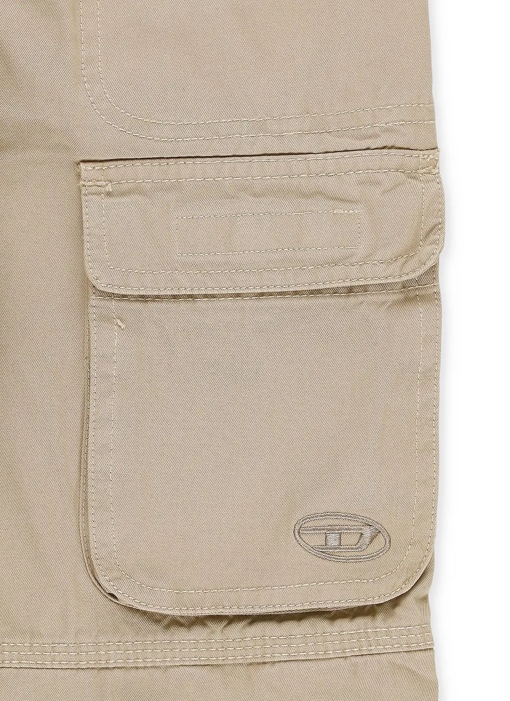 Diesel Kids Oval-D Logo Embroidered Cargo Pants