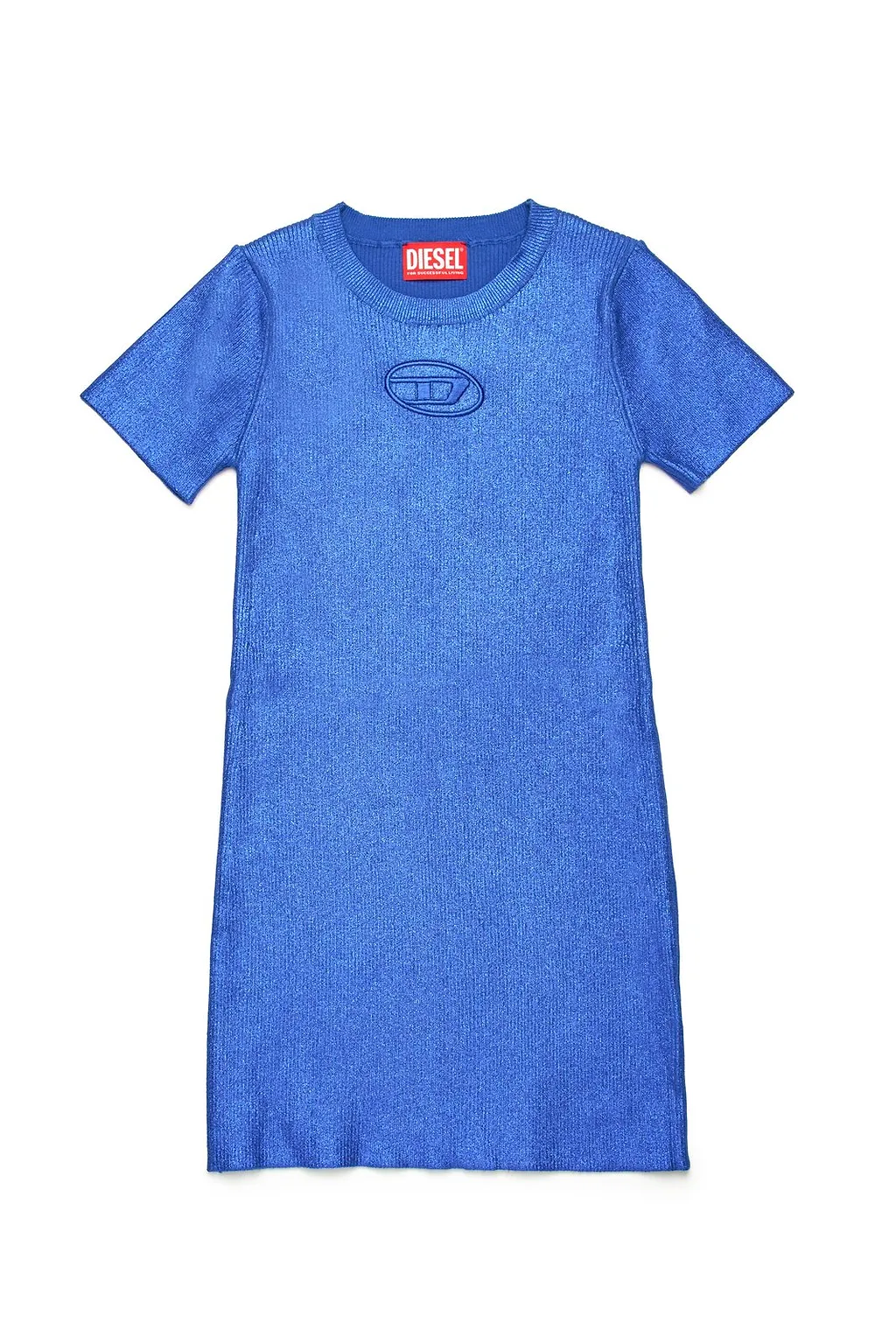 Diesel Kids Oval-D Logo Embroidered Knit Dress