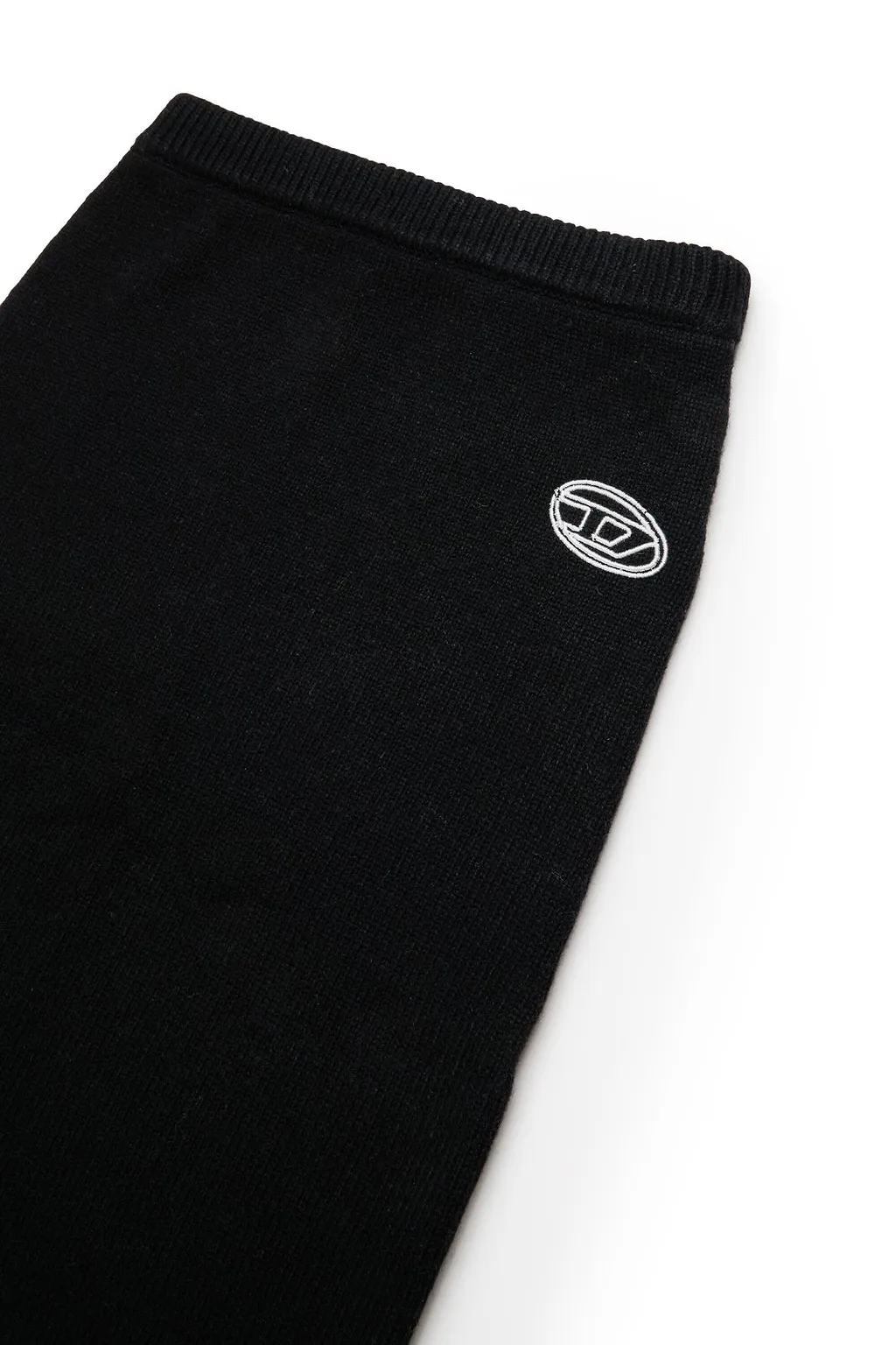 Diesel Kids Oval-D Logo Embroidered Knitted Skirt