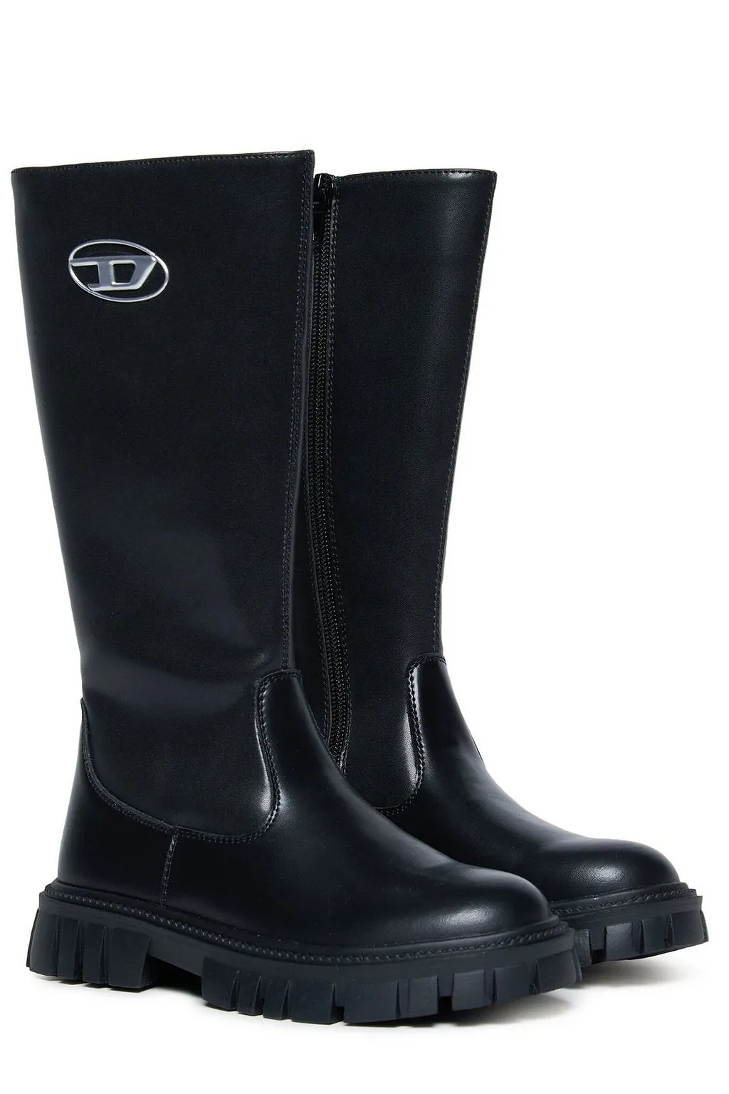 Diesel Kids Oval D Logo Rain Boots