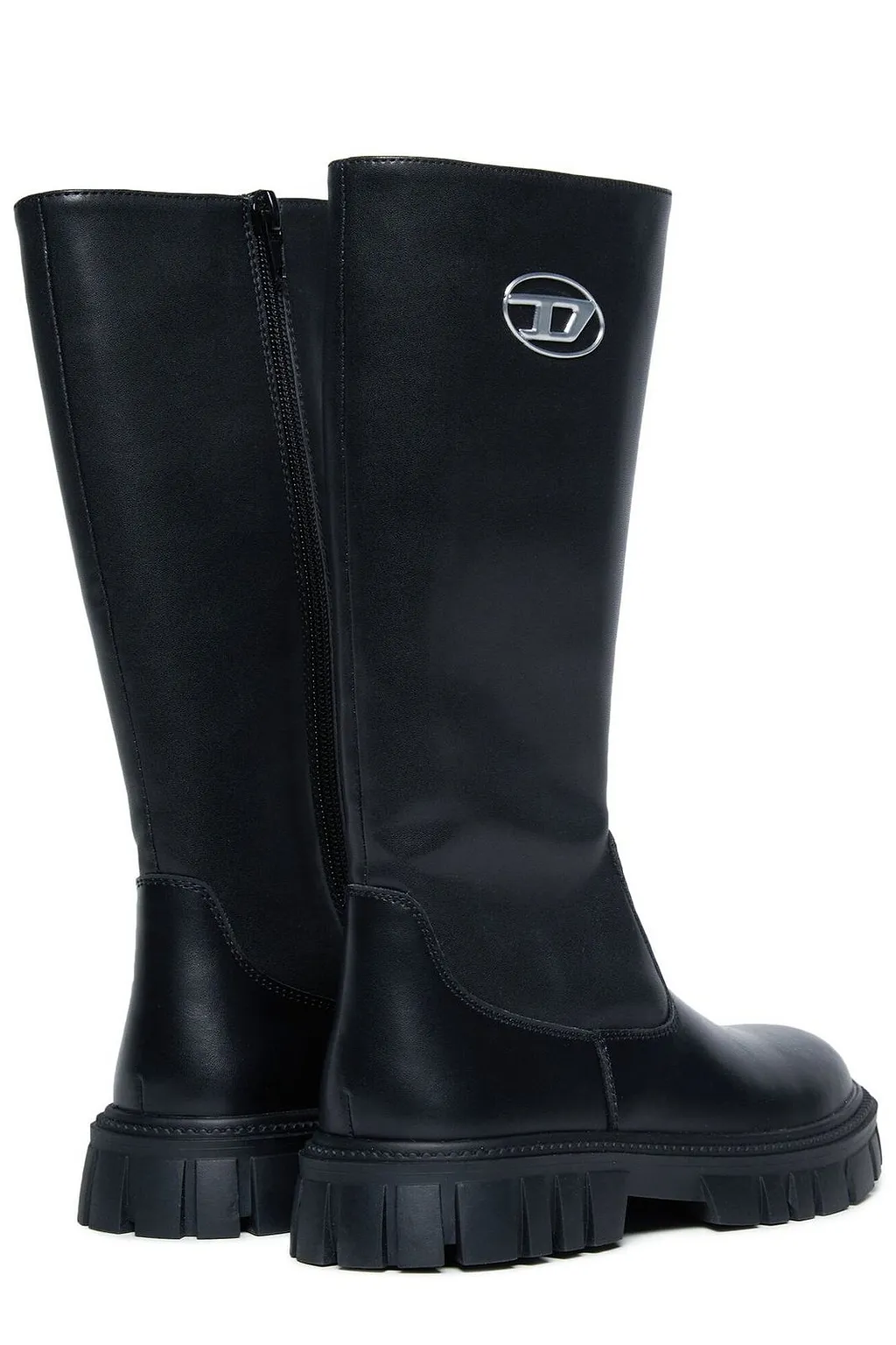 Diesel Kids Oval D Logo Rain Boots