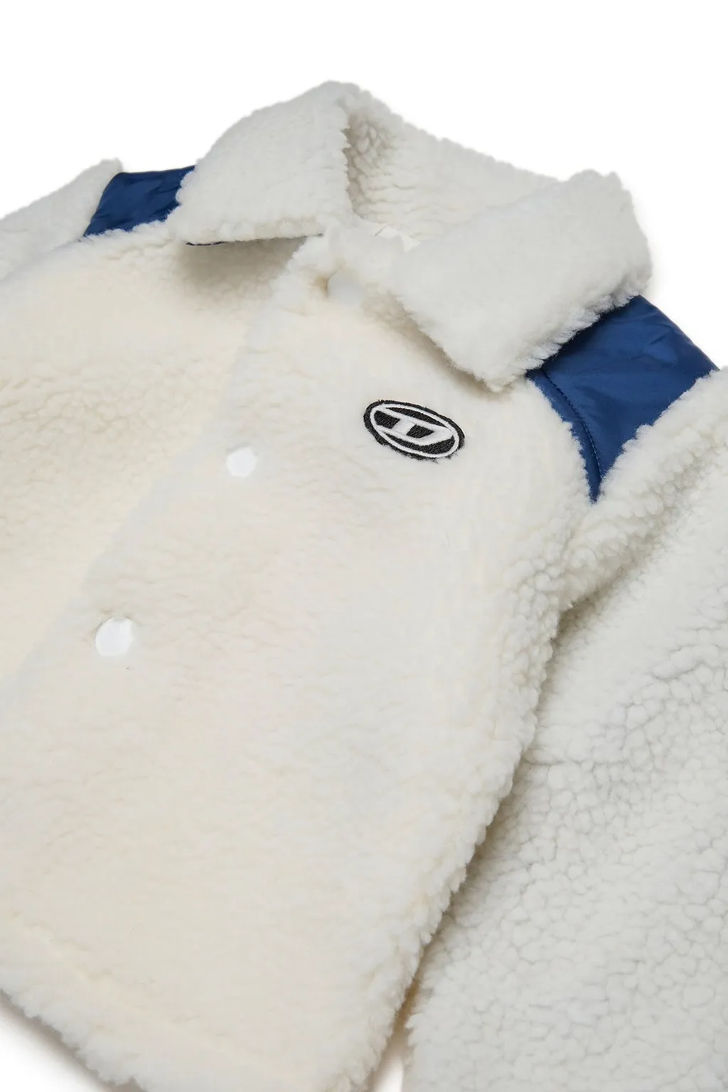 Diesel Kids Oval-D Patch Teddy Jacket