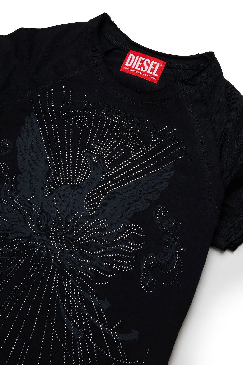 Diesel Kids Taroweena Studded Graphic T-Shirt