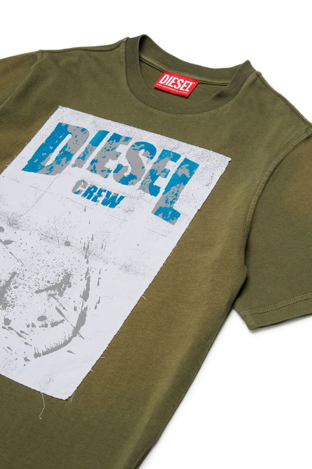 Diesel Kids Tbers Over Crewneck T-Shirt